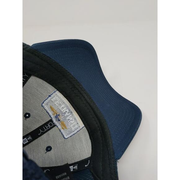 New Era 9Forty Snapback Mesh Back Hat OSFM Adjustable E.F. Transit Blue - Picture 10 of 12